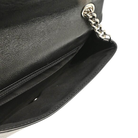Chanel Black Embossed Calfskin Turnlock Small Full Flap Shoulder Bag 165770 - Picture 11 of 11